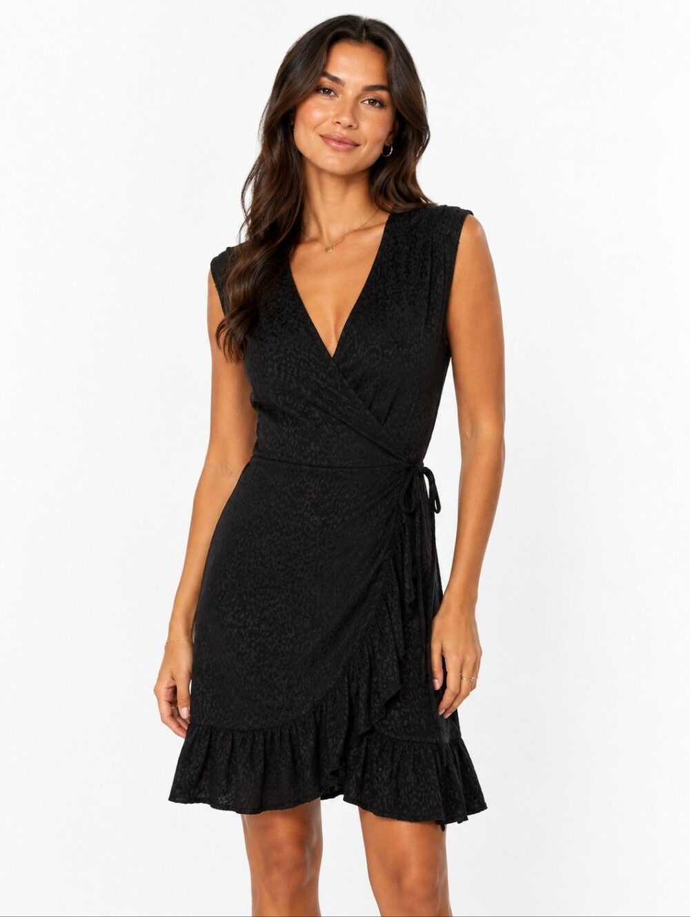 All Saints Wrap Dress | A | Black
